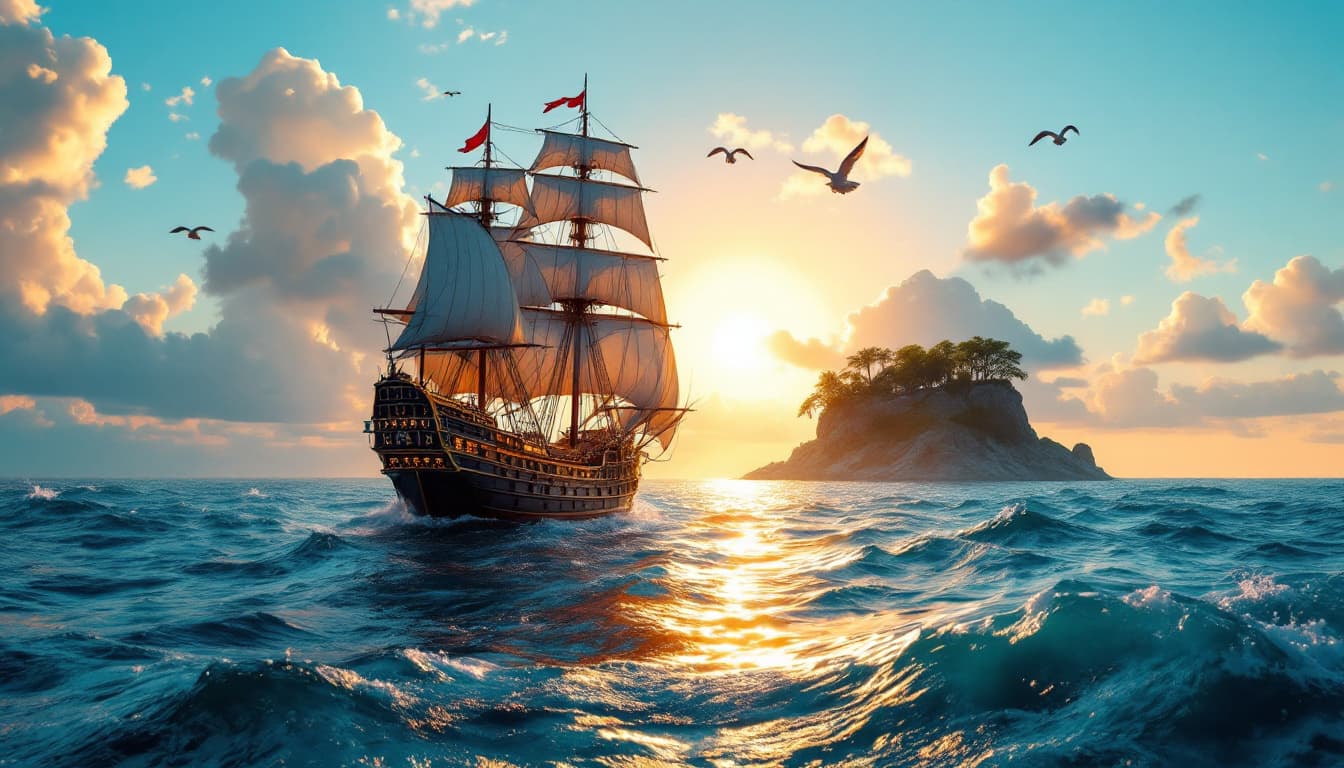  Verloren auf See: Aus der Perspektive eines Piraten