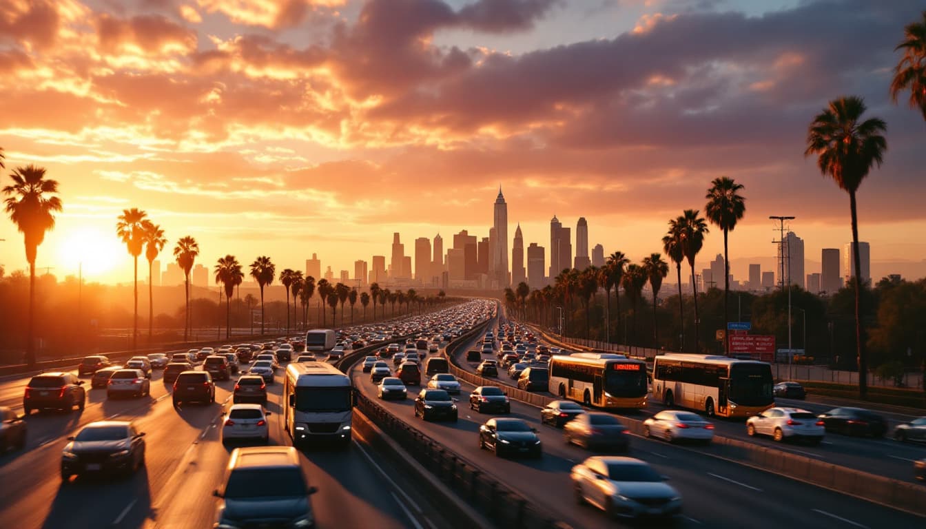  Los Angeles Stau-Session