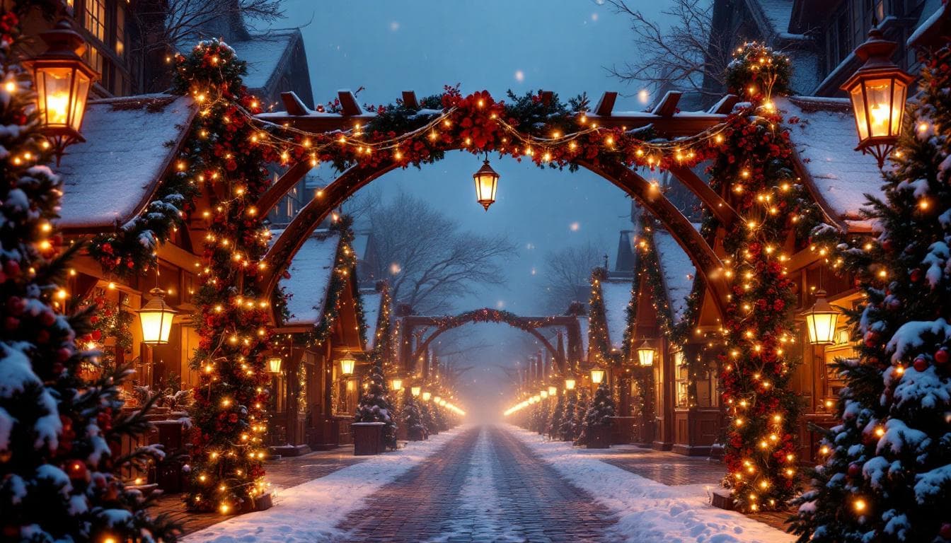 🎄🛍️ Christmas Market Retro