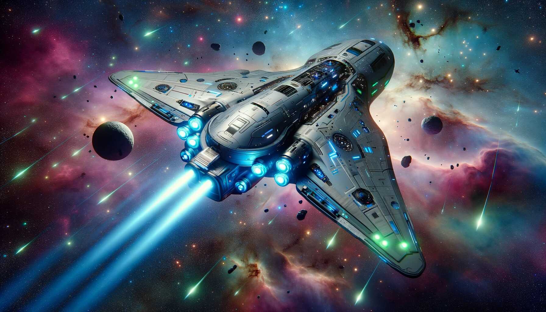 Nave en el espacio