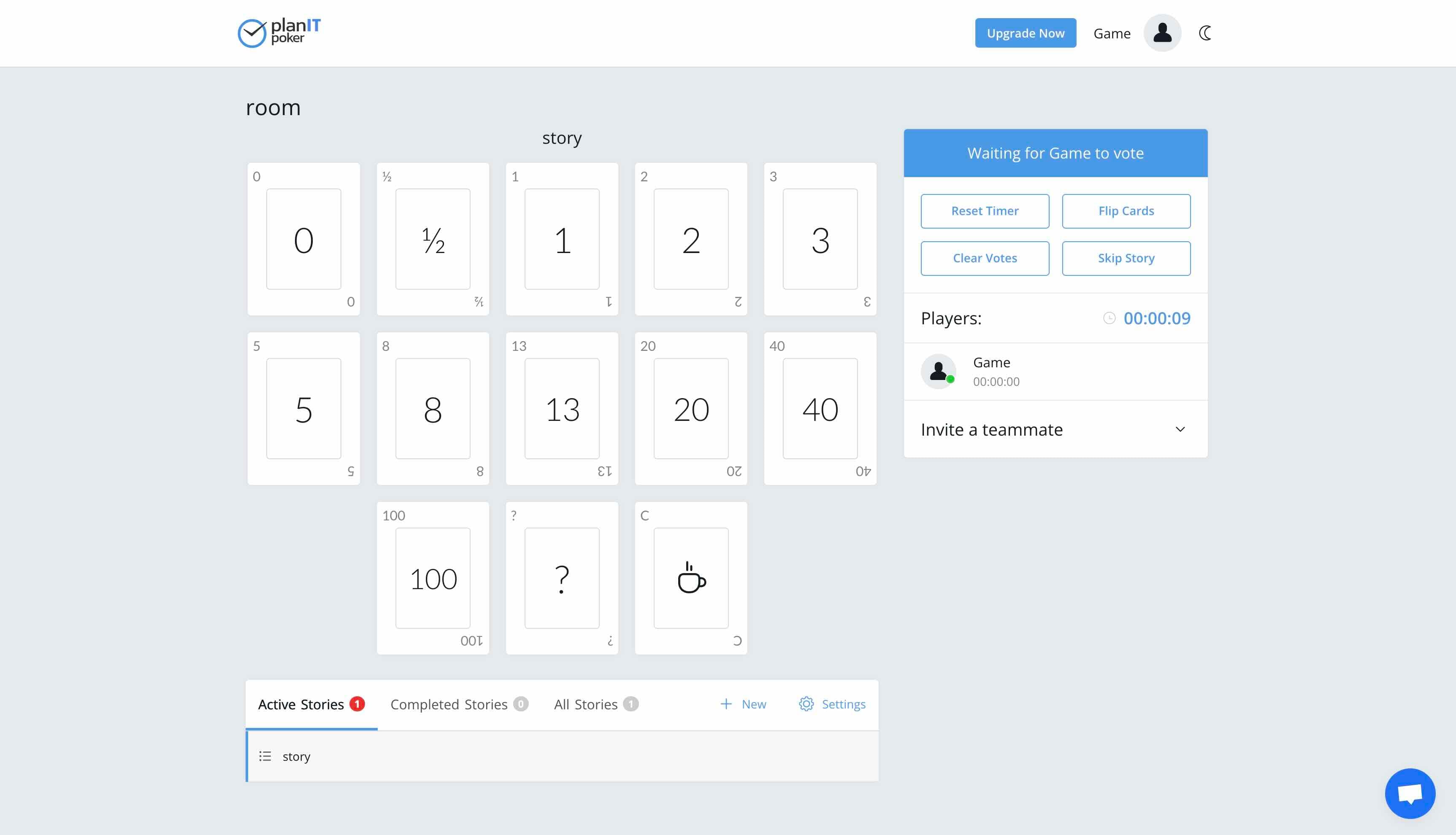 PlanITpoker tool