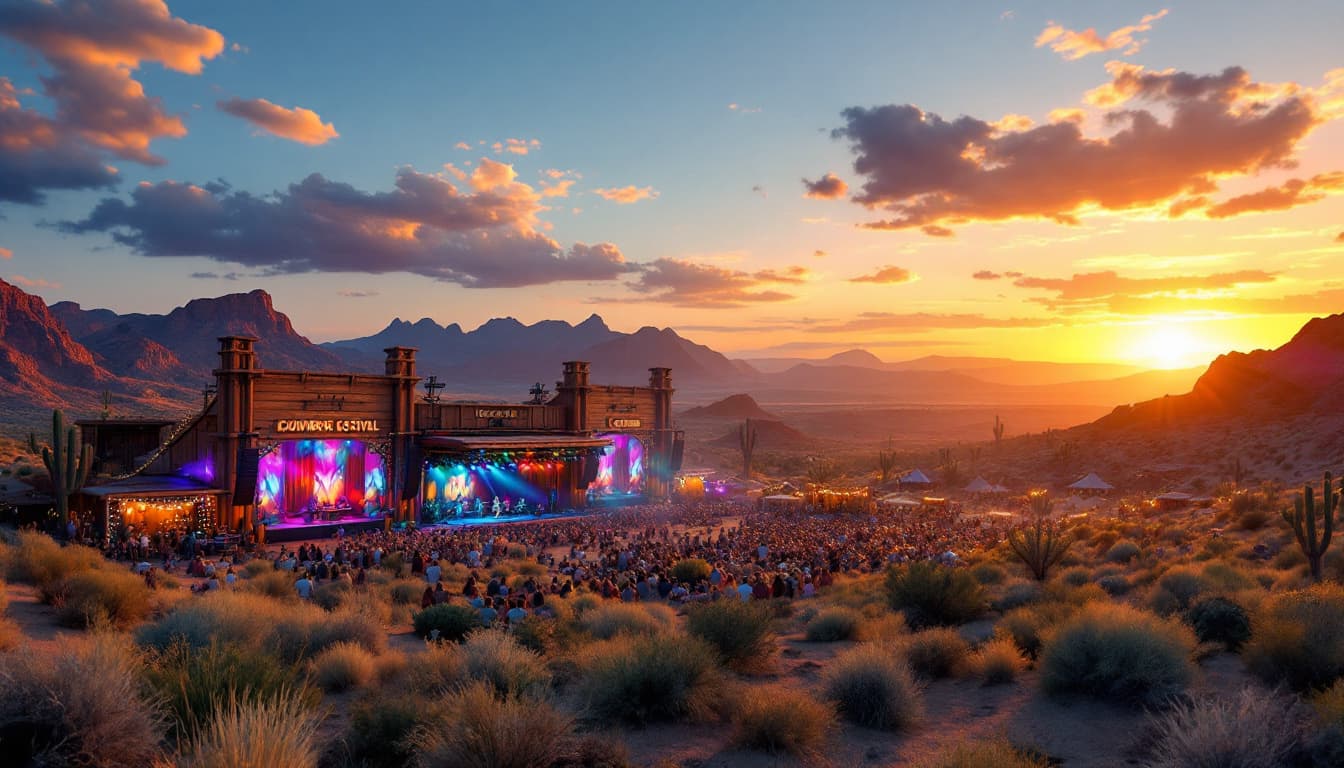 🎶🤠 Stagecoach Country Music Retro