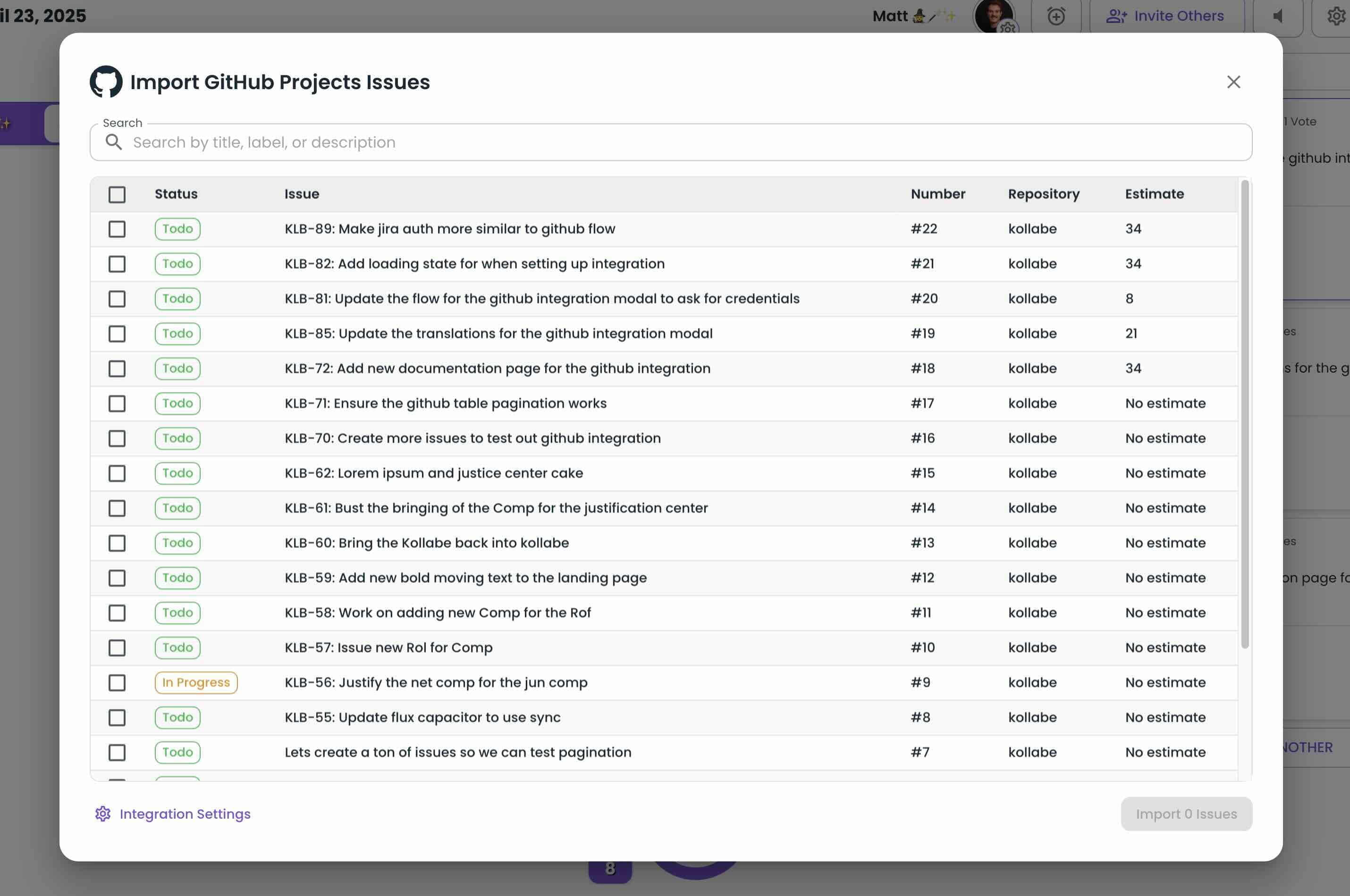 Planning Poker pour GitHub Projects