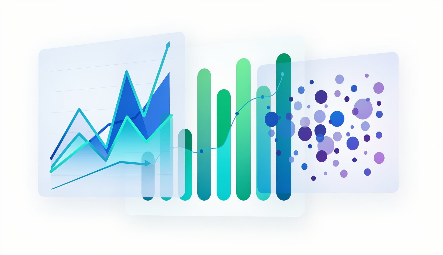 Dashboard showing different metrics side by side, with traditional velocity chart compared to cycle time and throughput charts, revealing different patterns about team performance
